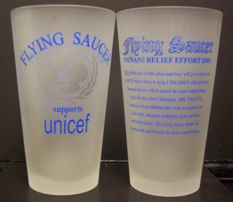 2005 Feb. 9- Tsunami Relief Glass