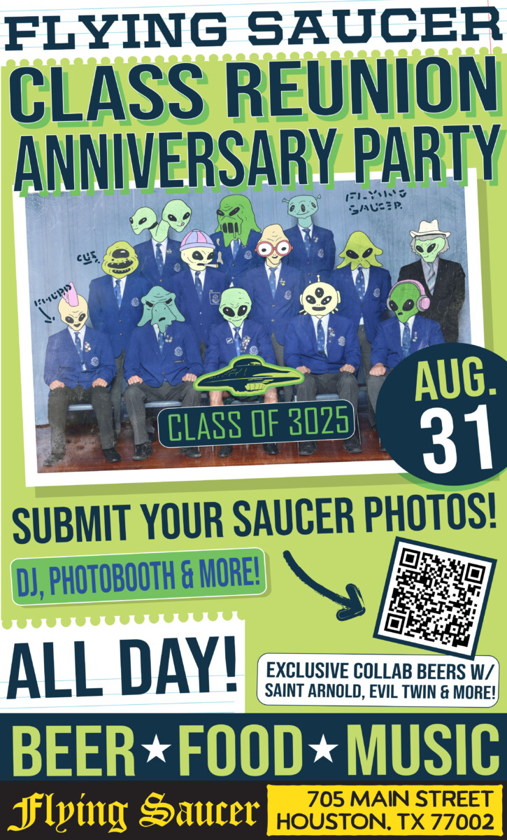 Flying Saucer Class Reunion Anniversary Party - DJ, Photobooth & more!