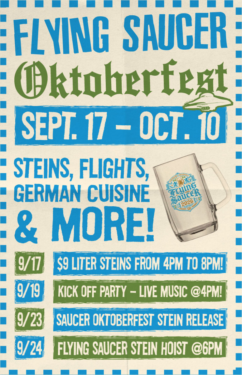 Flying Saucer Houston Oktoberfest 2025