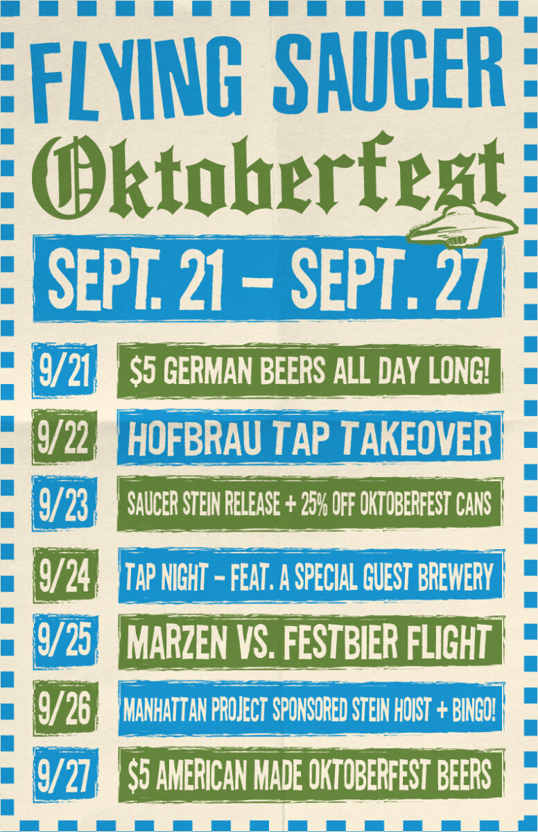 Flying Saucer Cypress Waters  Oktoberfest
