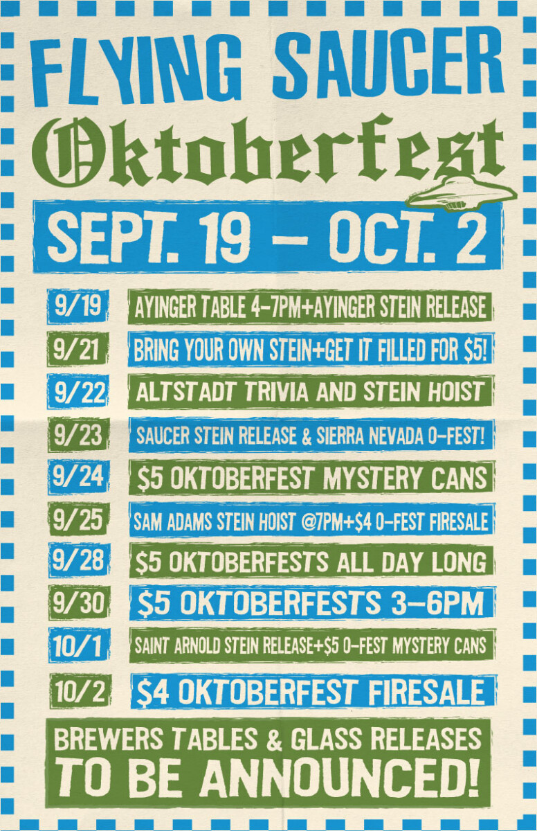 Flying Saucer San Antonio Oktoberfest